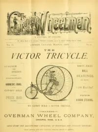 The Canadian Wheelman, Vol 2, No 6 cover