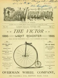 The Canadian Wheelman, Vol 3, No 12 cover