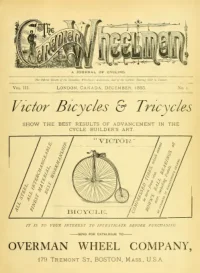 The Canadian Wheelman, Vol 3, No 2 cover