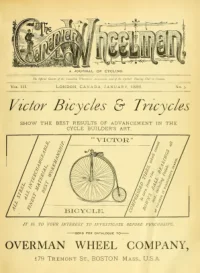 The Canadian Wheelman, Vol 3, No 3 cover