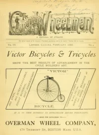 The Canadian Wheelman, Vol 3, No 4 cover