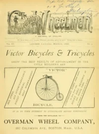 The Canadian Wheelman, Vol 3, No 5 cover