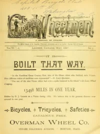 The Canadian Wheelman, Vol 4, No 7 cover