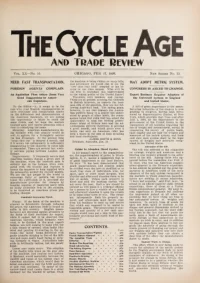 The Cycle Age And Trade Review, Vol 20, No 13 cover