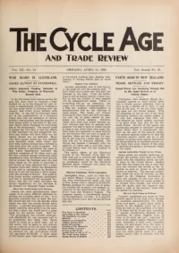 The Cycle Age And Trade Review, Vol 20, No 21 cover