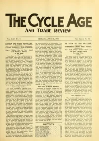 The Cycle Age And Trade Review, Vol 21, No 31 cover