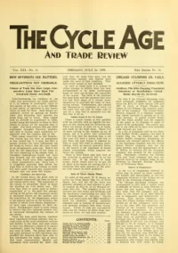 The Cycle Age And Trade Review, Vol 21, No 34 cover