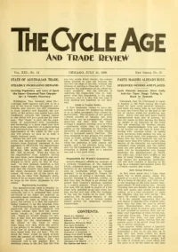 The Cycle Age And Trade Review, Vol 21, No 35 cover