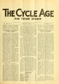 The Cycle Age And Trade Review, Vol 21, No 36 cover