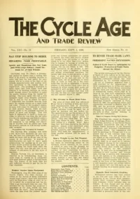 The Cycle Age And Trade Review, Vol 21, No 41 cover