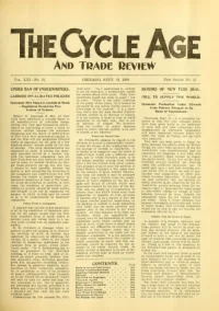 The Cycle Age And Trade Review, Vol 21, No 44 cover