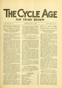 The Cycle Age And Trade Review, Vol 21, No 46 cover