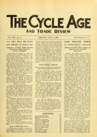 The Cycle Age And Trade Review, Vol 21, No 47 cover