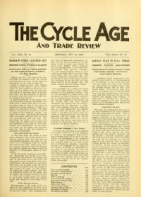 The Cycle Age And Trade Review, Vol 21, No 48 cover