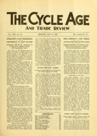 The Cycle Age And Trade Review, Vol 21, No 49 cover