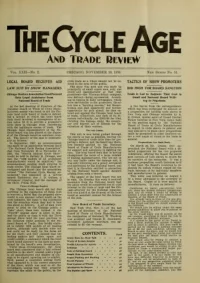 The Cycle Age And Trade Review, Vol 22, No 51 cover