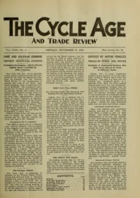 The Cycle Age And Trade Review, Vol 22, No 52 cover