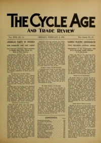 The Cycle Age And Trade Review, Vol 22, No 63 cover