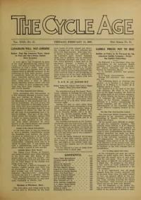 The Cycle Age And Trade Review, Vol 22, No 65 cover