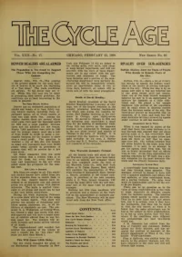 The Cycle Age And Trade Review, Vol 22, No 66 cover