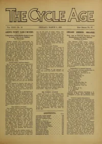 The Cycle Age And Trade Review, Vol 22, No 67 cover
