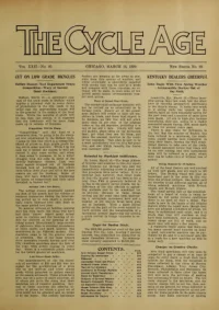 The Cycle Age And Trade Review, Vol 22, No 69 cover