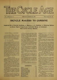 The Cycle Age And Trade Review, Vol 22, No 70 cover
