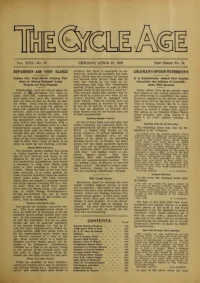 The Cycle Age And Trade Review, Vol 22, No 75 cover