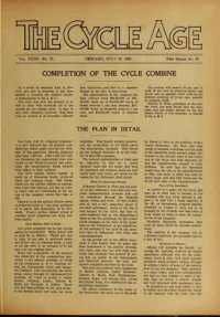The Cycle Age And Trade Review, Vol 23, No 87 cover