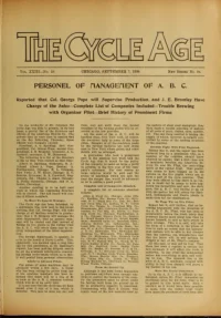 The Cycle Age And Trade Review, Vol 23, No 94 cover