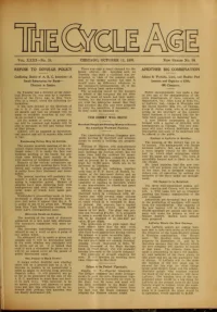 The Cycle Age And Trade Review, Vol 23, No 99 cover