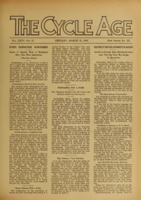 The Cycle Age And Trade Review, Vol 24, No 122 cover