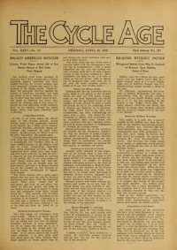 The Cycle Age And Trade Review, Vol 24, No 127 cover