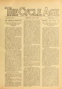 The Cycle Age And Trade Review, Vol 25, No 133 cover