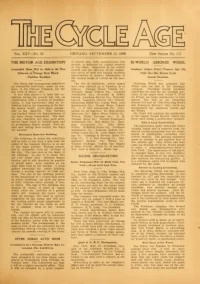 The Cycle Age And Trade Review, Vol 25, No 147 cover