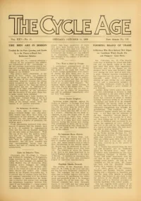 The Cycle Age And Trade Review, Vol 25, No 152 cover