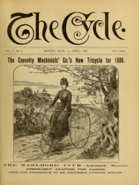 The Cycle, Vol 1, No 4 cover