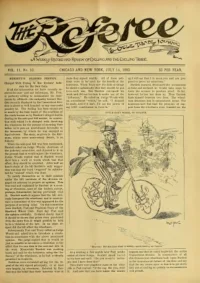 The Referee, Vol 11, No 11 cover