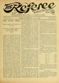 The Referee, Vol 11, No 15 cover