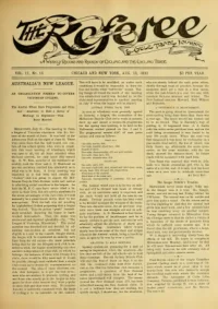 The Referee, Vol 11, No 16 cover