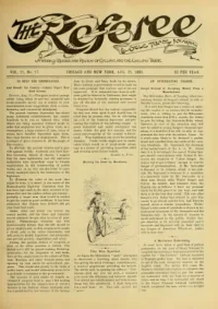 The Referee, Vol 11, No 17 cover