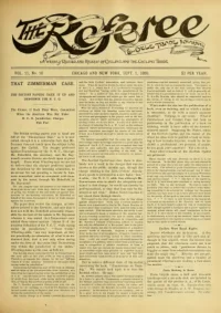 The Referee, Vol 11, No 18 cover