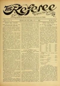 The Referee, Vol 11, No 19 cover