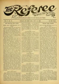 The Referee, Vol 11, No 22 cover