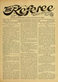 The Referee, Vol 11, No 25 cover