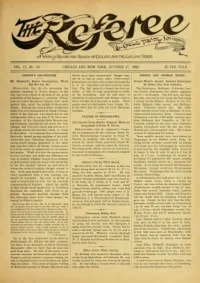The Referee, Vol 11, No 26 cover