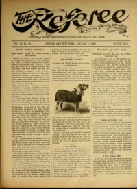 The Referee, Vol 12, No 10 cover