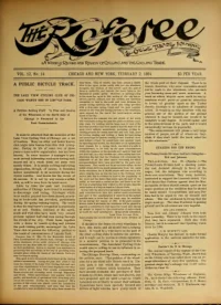 The Referee, Vol 12, No 14 cover
