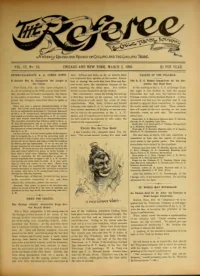The Referee, Vol 12, No 18 cover