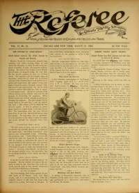 The Referee, Vol 12, No 21 cover